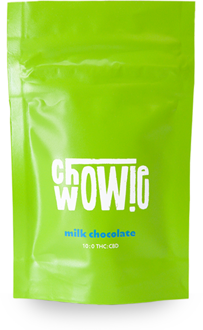 Chowie Wowie milk chocolate (10:0 THC:CBD)